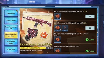 Kill 5 Enemies while Sliding with any SMG (0/5)