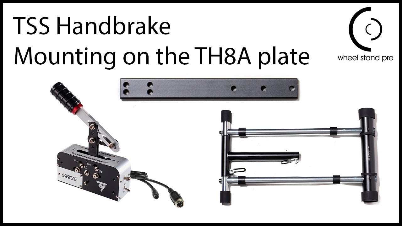 Handbrake Plate & Handle Kit, Mod/add on for Thrustmaster TH8A for