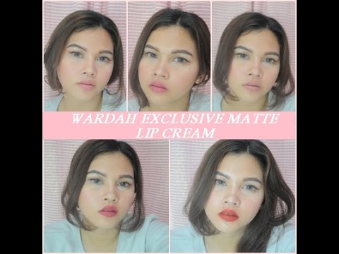 #letstoreview(11)-wardah-exclusive-matte-lip-cream-review-&-swatches