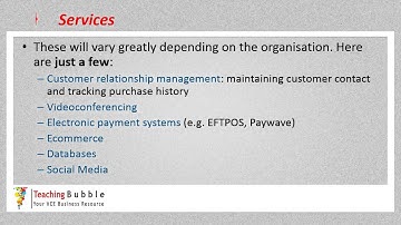 VCE business Management - Technology in Operations