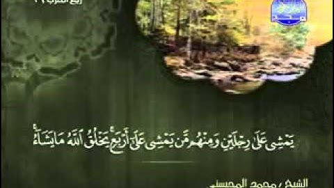 سورة النور كاملة الشي محمد المحيسني
