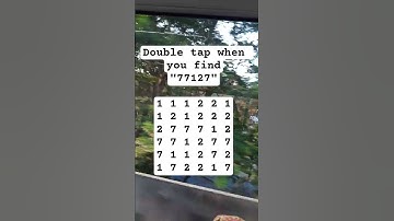 Observation Visual Test: 5 Seconds For You To Spot:77127 . Try Your Skills!  #search #puzzle #shorts