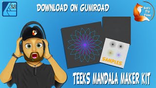 AFFINITY DESIGNER V2.2 - TEEKS MANDALA MAKER KIT