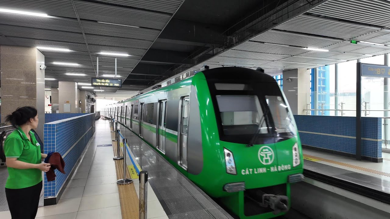 Hanoi, Vietnam Complete Roundtrip Metro Ride on Line 2A Cát Linh Line