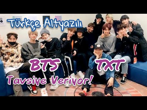 [Türkçe Altyazılı] BTS, TXT'ye Tavsiye Veriyor (ONE DREAM.TXT 1. BÖLÜM)