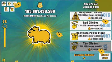 Capybara clicker part 3. Maybe last part.