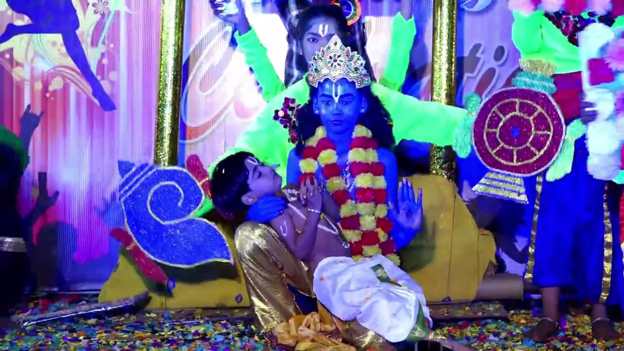 Ugra Narasimha Avathar song by 6th and 7th little flowers