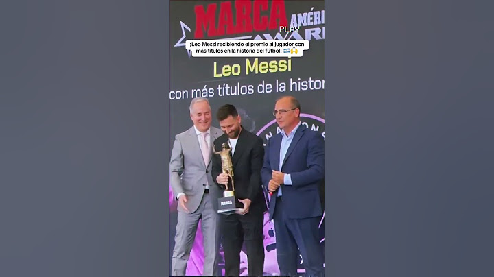 LIONEL MESSI ES PREMIADO POR SER EL JUGADOR CON MÁS TÍTULOS EN LA HISTORIA DEL FÚTBOL ⚽