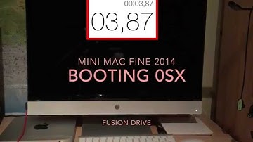 mac mini late 2014 fusion drive booting OSX