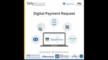 Digital Payment Request #tallyprimesoftware #simplyprofessional