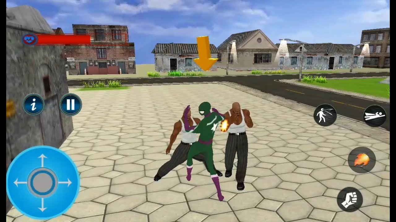 Captain Spider Hero City Crime Battle #2 | Spider Captain Hero Vs City Gangster - Android GamePlay