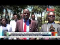 Baby's hand swells while receiving intravenous treatment at Baringo County Referral Hospital