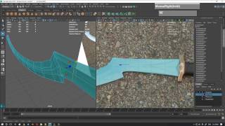 Knife and Sword Blade Modeling Maya part 4 of 4