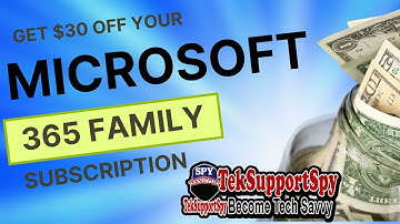 Get $30 Off Your Microsoft 365 Family Subscription #microsoft365family #microsoft