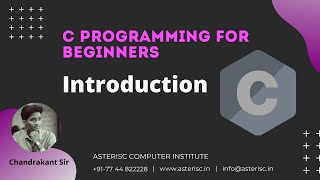 LECTURE 01 Introduction to C Programming Language