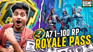 BGMI NEXT A7 ROYAL PASS LEAKS | 1 TO 100 RP REWARDS | WHAT'S NEW CHANGES ?? | Faroff