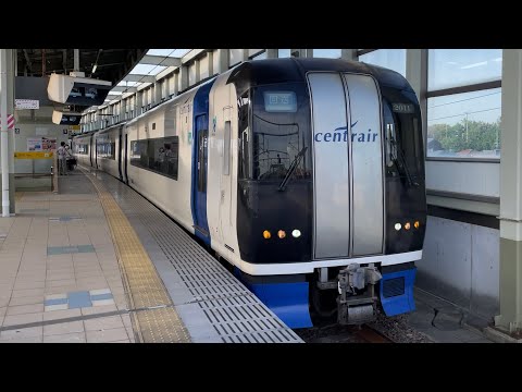 【4K】ミュースカイ送り込み回送 名鉄空港線 2000系2011編成 回送 常滑駅発車