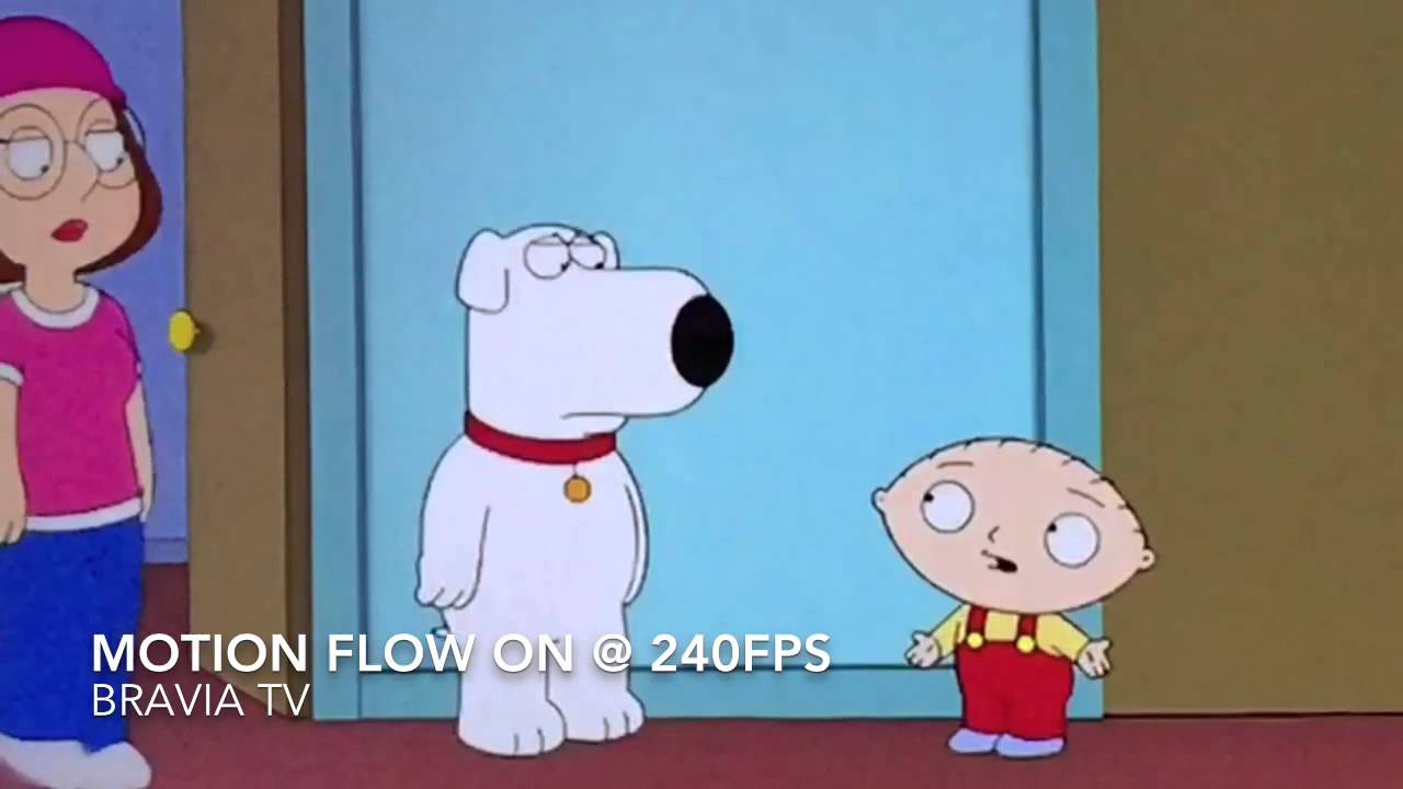 Sony BRAVIA Motion Flow effect YouTube