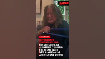 Ozzy Osbourne S Agonizing Final Days Grim Video Emerges Of Ailing Rocker 