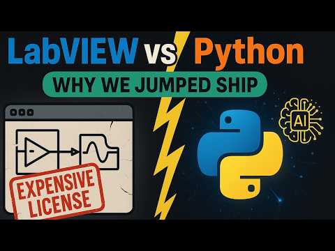 Why We Abandoned LabVIEW for Python: AI, Licensing & the Future of Engineering