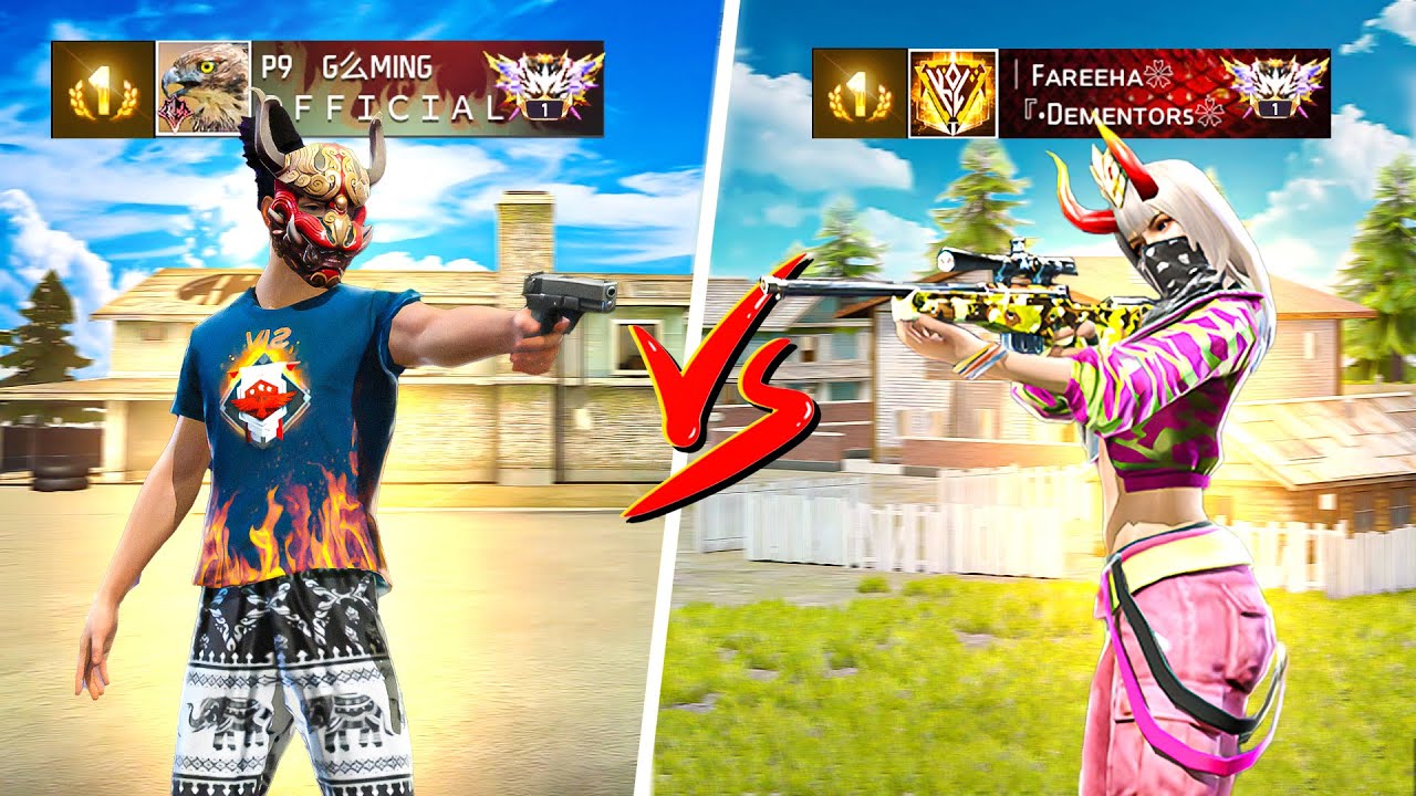 DMT Fareeha Vs P9 gaming 😱 Winner Gets 10000 Diamonds