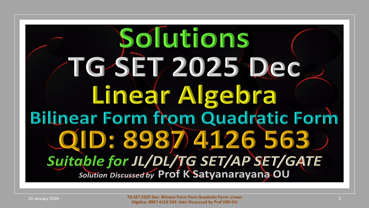 TG SET 2025 Декабрь | Билинейная форма из квадратичной формы | 8987 4126 563 | Решение обсуждаетс...