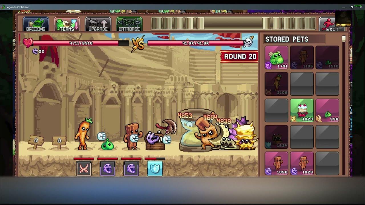 Legends of idleon pet battle arena youtube