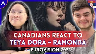 CANADIANS REACT: Teya Dora - Ramonda (Serbia Eurovision 2024) | AMESC
