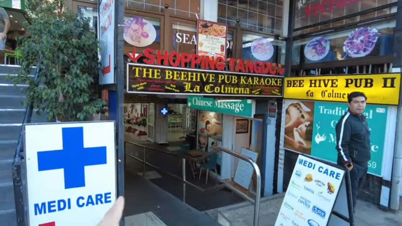 Costa Adeje TENERIFE Bee Hive Pub to Coconut Cafe Bar Scotch Corner