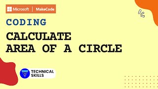 Calculate area of a circle || Makecode || Coding || Block Coding || Python