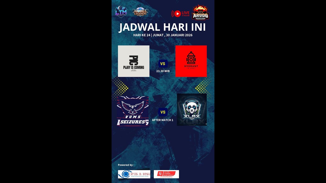 🔴 [LIVE] Liga Tengah Malam Season 2 | Powered by Briski & Putra Tunggal