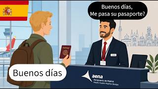 Spanish Conversation Scenes at The Airport | Beginner | Learn Spanish Fast Pro