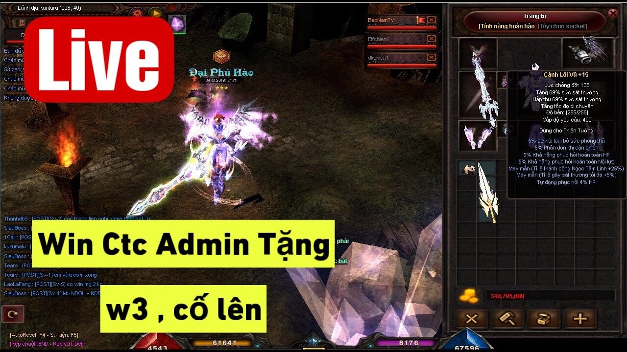 Mu Online 2022 | MG CHIẾN CẦM WINGS 3 FULL 15 ĐI CÔNG... - youtube