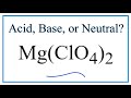 Acid-Base Reactions and Properties