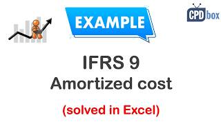 IFRS 9 Amortized Cost & Effective Interest Method: Example + Journal Entries