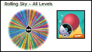 Rolling Sky Roulette - Spin Through All Levels To Pick A Random One screenshot 4