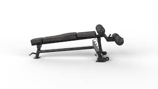Forzza Funcional Line - Flat/Decline Adjustable Bench