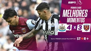 Paquetá dá linda assistência, mas West Ham leva virada absurda do Newcastle em jogo eletrizante image