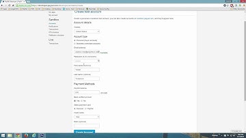 How to Create PayPal Sandbox Account