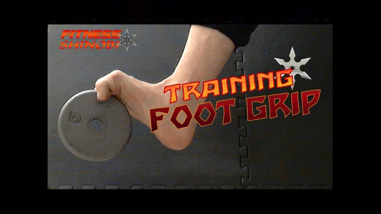 How To Train Foot Grip With Weight Plate YouTube