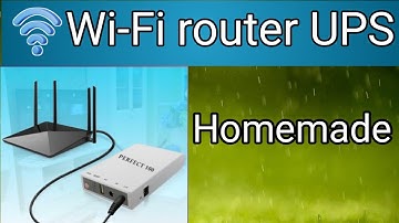 How to make wifi router ups || Ups kaise banaye || power bank kaise banye