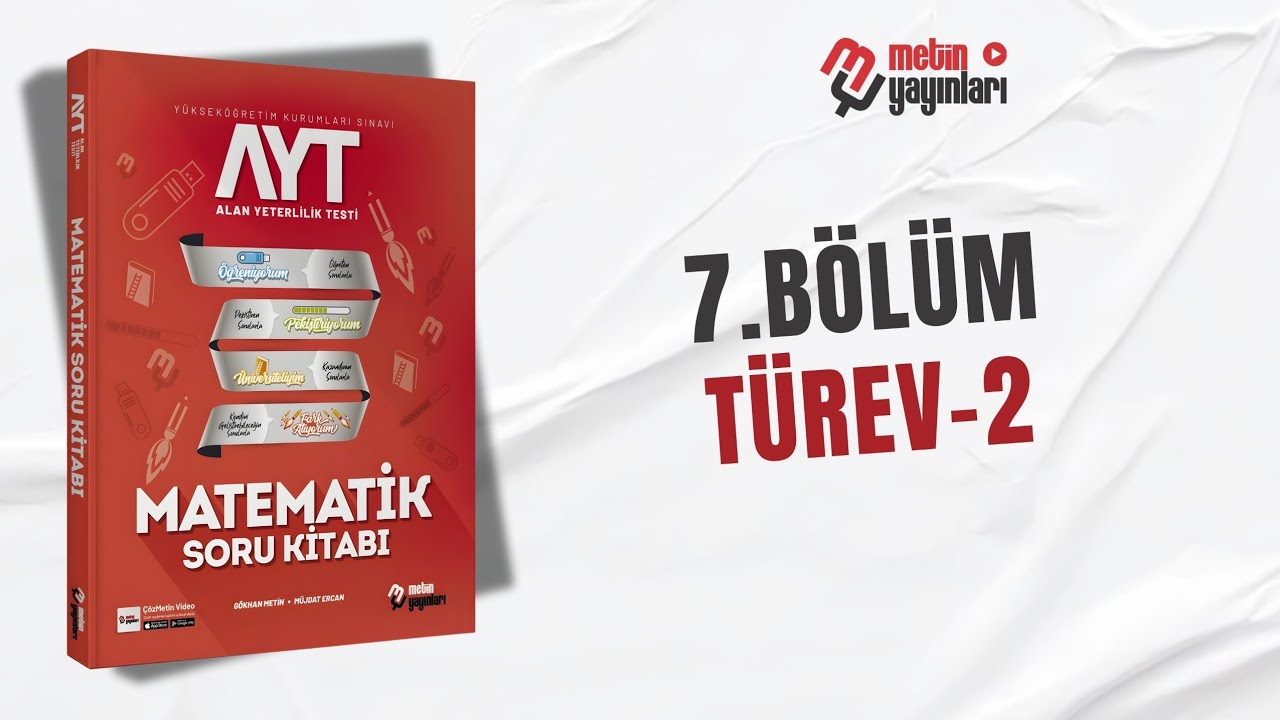 AYT MATEMATİK 7.BÖLÜM TÜREV 2 PEKİŞTİRİYORUM TEST 11