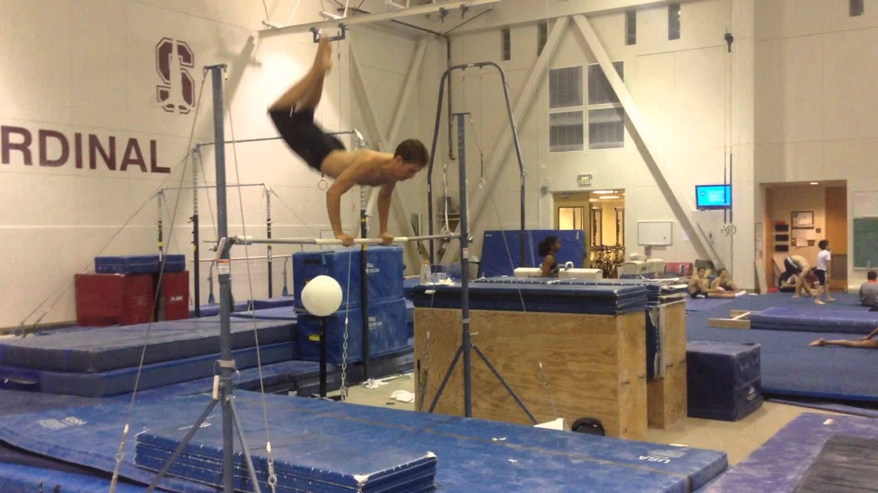 High Bar Cast Pracitce On Lowered Bar Robin Zander Training for