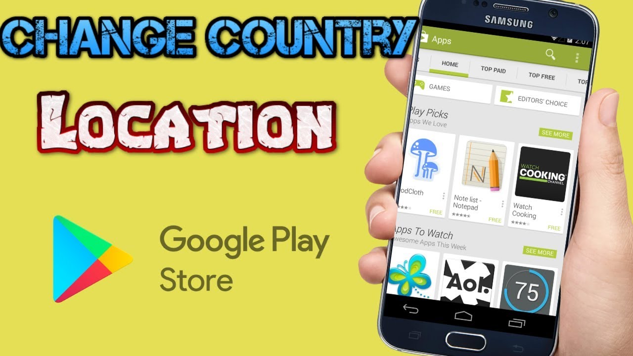 How to Change Country Location in Google Play Store 2019 **No Root**