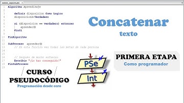 Concatenación PSEUDOCÓDIGO | capítulo 7