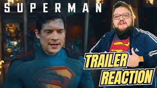 SUPERMAN [2025] | MAIN TRAILER REACTION | DC STUDIOS | JAMES GUNN | SUPERMAN JUST WANTS TO DO GOOD