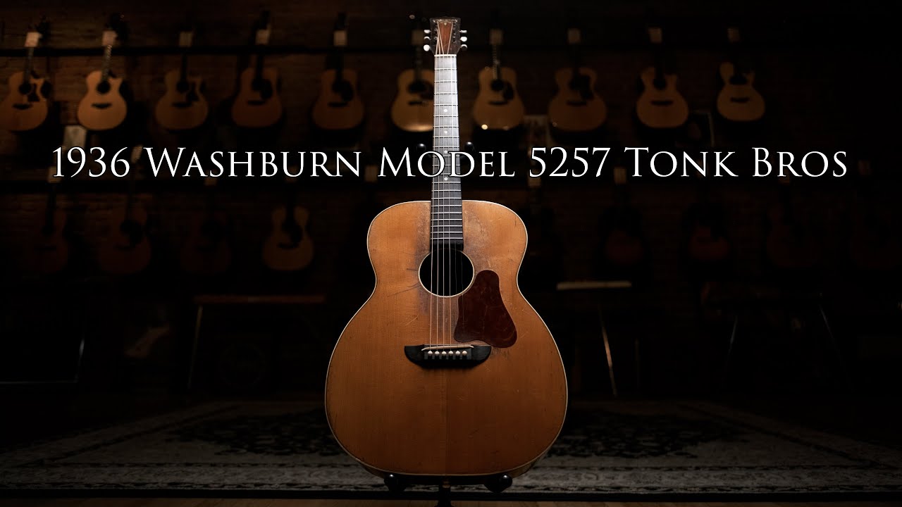 1936 Washburn Model 5257 Tonk Bros w/Matt Rieger - YouTube