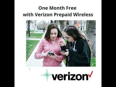 One Month Free with Verizon Prepaid Wireless