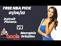 NBA Pick - Pistons vs Grizzlies Prediction, 1/6/2022, Best Bet Today, Tips & Odds | Docs Sports