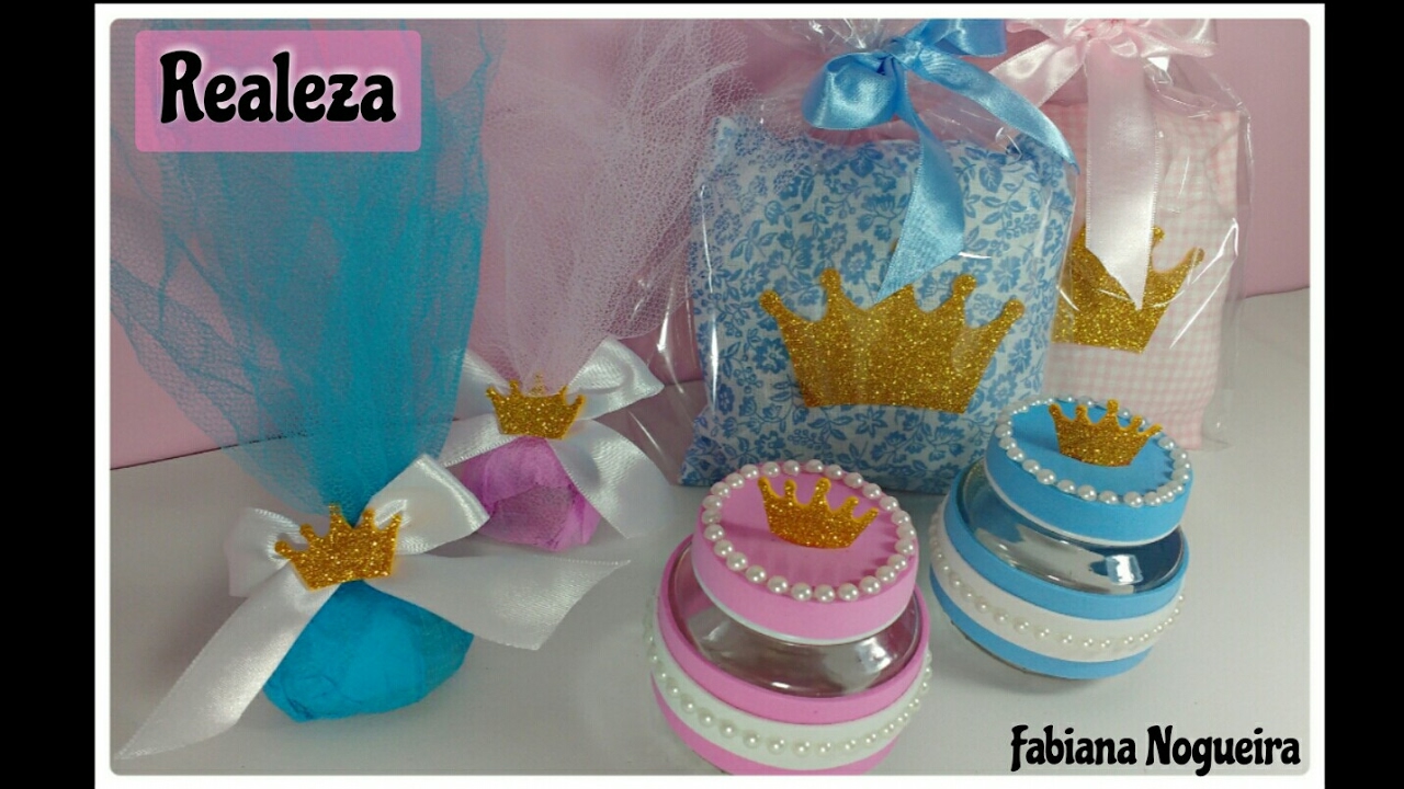 3 IDÉIAS de Lembrancinhas no Tema Realeza 👑💕👑